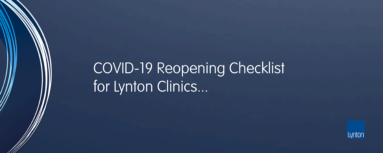 Lynton Lasers COVID-19 Reopening Checklist for Aesthetic Clinics