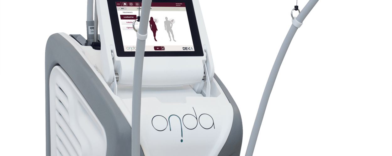 The ONDA Coolwaves™ machine used for body sculpting and cellulite treatment