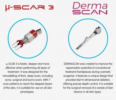 SmartXide Punto co2 laser m Scar 3 DermaScan